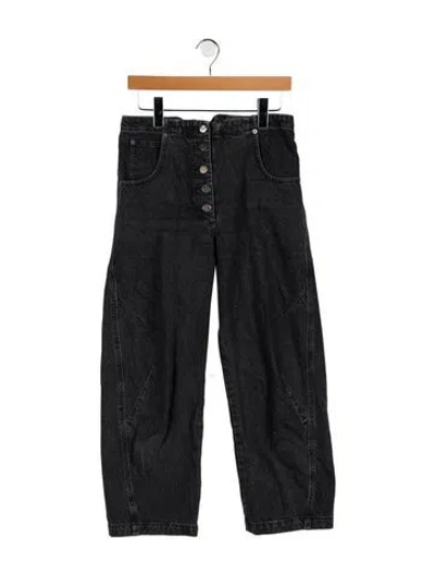 Pre-owned Rachel Comey Mid-rise Wide Leg Jeans In Black