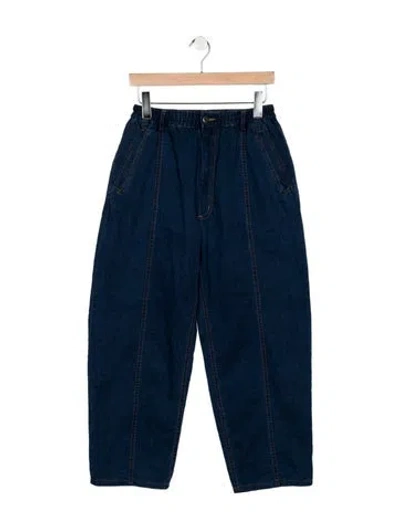 Pre-owned Rachel Comey Mid-rise Wide Leg Jeans In Blue