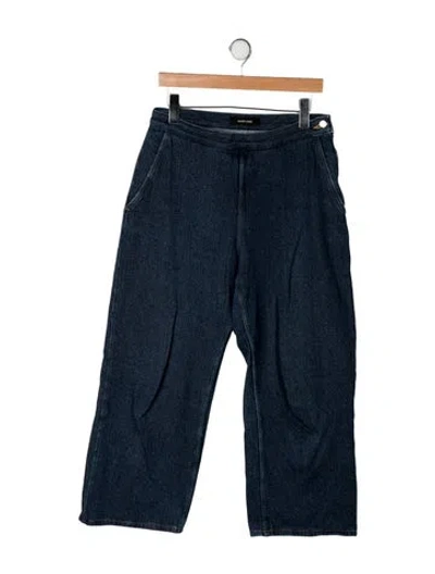 Pre-owned Rachel Comey Mid-rise Wide Leg Jeans In Blue