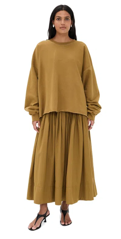 Rachel Comey Mila Dress Olive In Brown