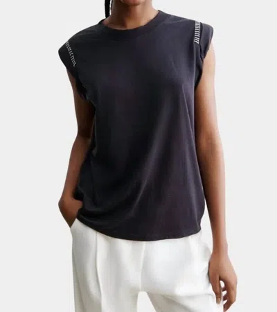 Rachel Comey Miles Crew Neck Tee In Black