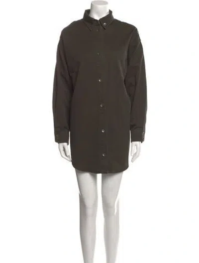 Pre-owned Rachel Comey Mini Dress In Green
