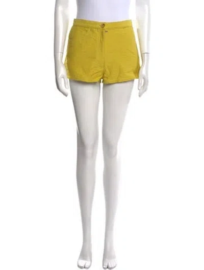 Pre-owned Rachel Comey Mini Shorts In Yellow