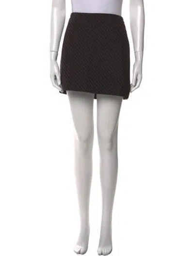Pre-owned Rachel Comey Mini Skirt In Brown