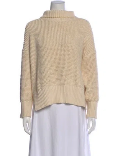 Pre-owned Rachel Comey Mock Neck Sweater In Neutral