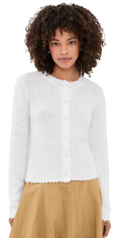Rachel Comey Monti Cardigan White In Multi
