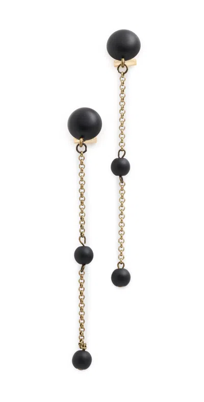 Rachel Comey Morse Earrings Matte Black