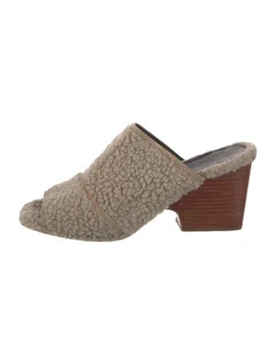 Pre-owned Rachel Comey Mules In Neutral