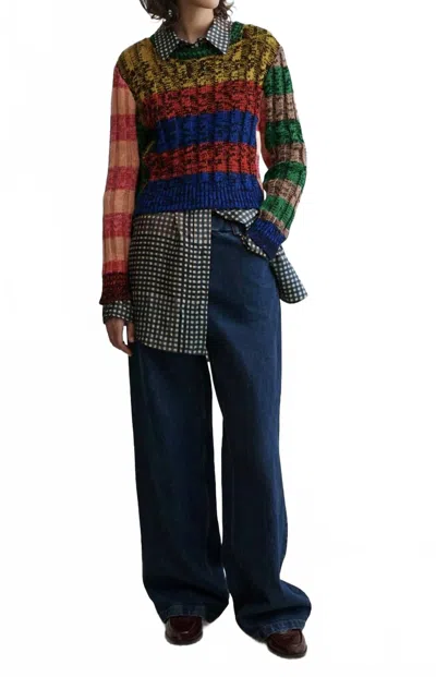 Rachel Comey Muna Pullover In Stripe Multi