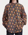 Rachel Comey Myra Top In Black Multi In Multi