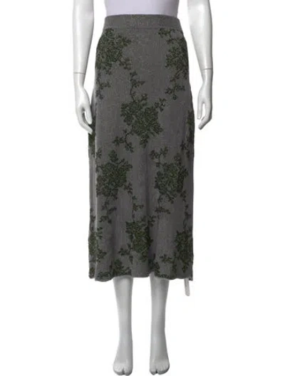 Pre-owned Rachel Comey Nylon Long Skirt In Green