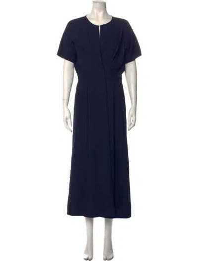 Pre-owned Rachel Comey Open Front Jumpsuit In Blue