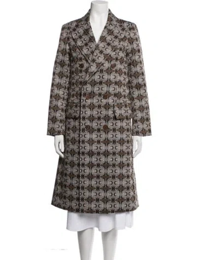 Pre-owned Rachel Comey Patterned Coat In Brown