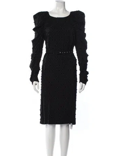 Pre-owned Rachel Comey Patterned Knee-length Dress In Blue
