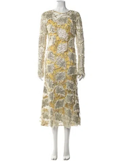 Pre-owned Rachel Comey Patterned Long Dress In Multicolor