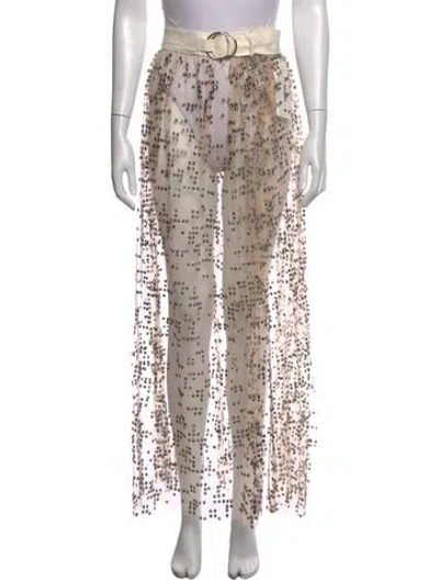 Pre-owned Rachel Comey Patterned Long Skirt In Neutrals
