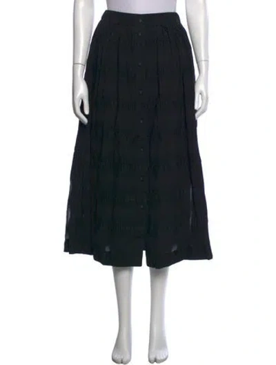 Pre-owned Rachel Comey Patterned Midi Length Skirt In Black