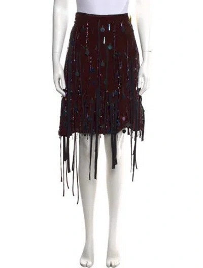Pre-owned Rachel Comey Patterned Midi Length Skirt In Multi
