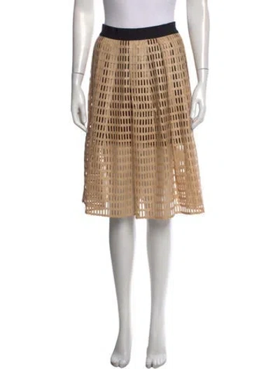 Pre-owned Rachel Comey Patterned Midi Length Skirt In Neutrals