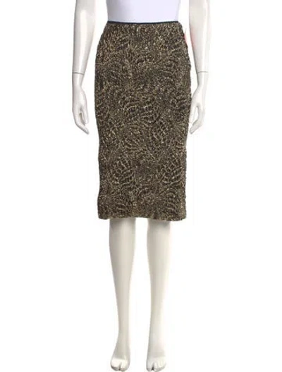 Pre-owned Rachel Comey Patterned Midi Length Skirt W/ Tags