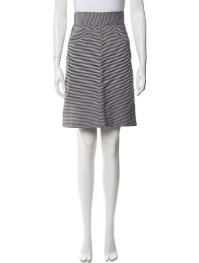Pre-owned Rachel Comey Patterned Mini Skirt In Black