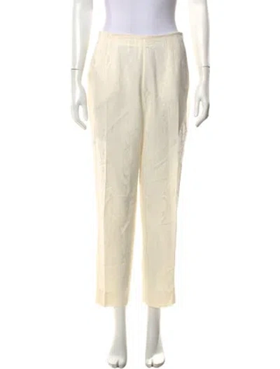 Pre-owned Rachel Comey Patterned Straight Leg Pants In Neutral