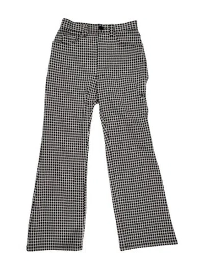 Pre-owned Rachel Comey Plaid Print Flared Pants In Multicolor