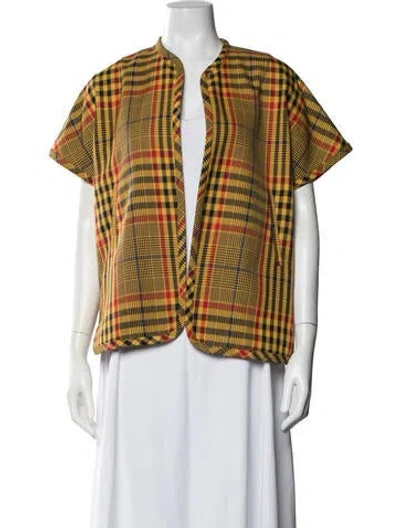 Pre-owned Rachel Comey Plaid Print Jacket In Multicolor