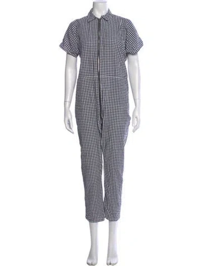 Pre-owned Rachel Comey Plaid Print Jumpsuit In Multi