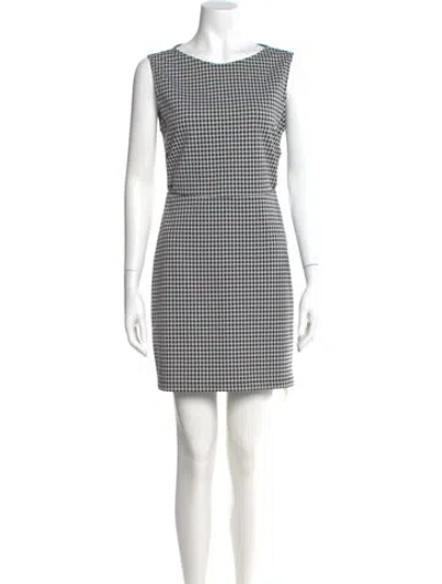Pre-owned Rachel Comey Plaid Print Mini Dress In Multi