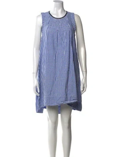 Pre-owned Rachel Comey Plaid Print Mini Dress In Multi