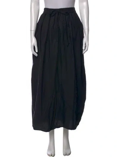 Pre-owned Rachel Comey Pleated Accents Long Skirt In Black