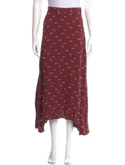 Pre-owned Rachel Comey Polka Dot Print Midi Length Skirt In Multi