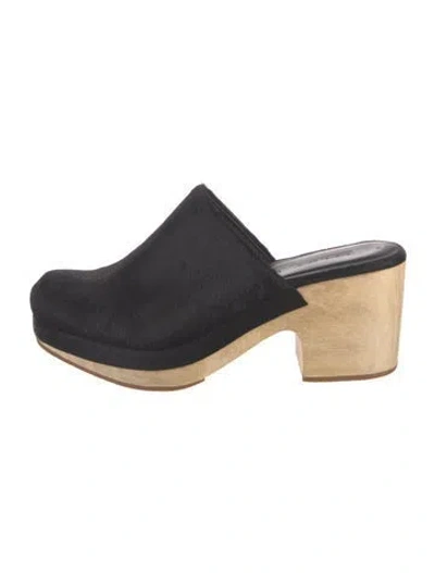 Pre-owned Rachel Comey Ponyhair Mules In Black