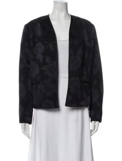 Pre-owned Rachel Comey Printed Evening Jacket In Blue