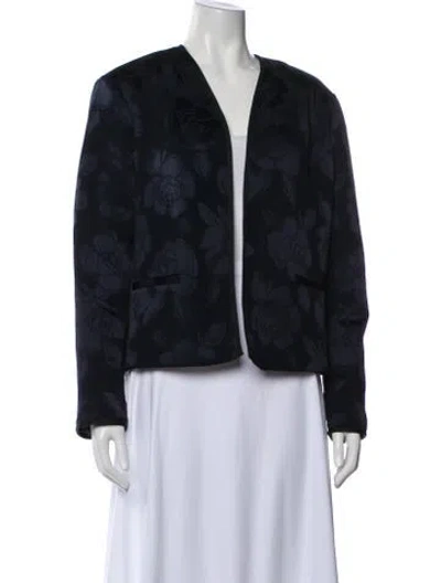 Pre-owned Rachel Comey Printed Evening Jacket In Blue