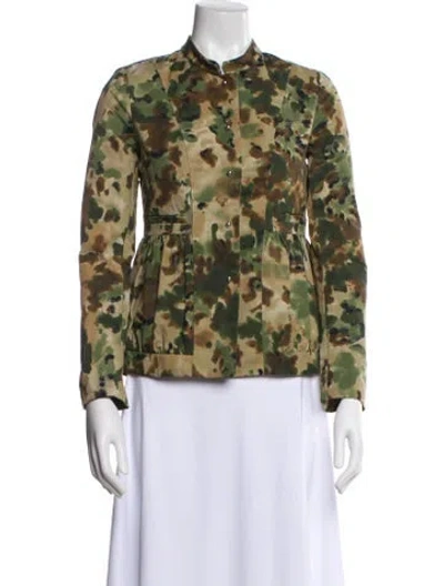 Pre-owned Rachel Comey Printed Jacket In Green