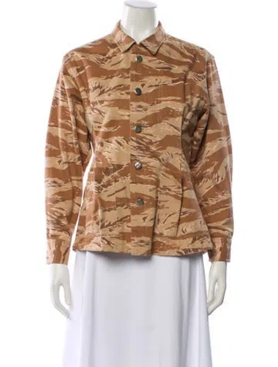 Pre-owned Rachel Comey Printed Jacket In Neutral
