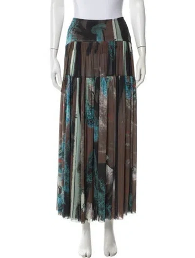 Pre-owned Rachel Comey Printed Long Skirt In Multicolor