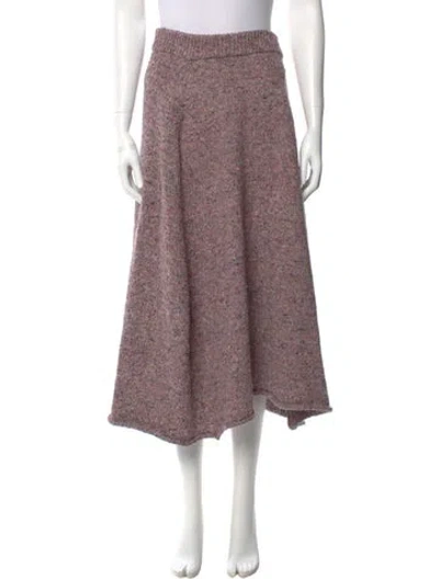 Pre-owned Rachel Comey Printed Midi Length Skirt In Orange