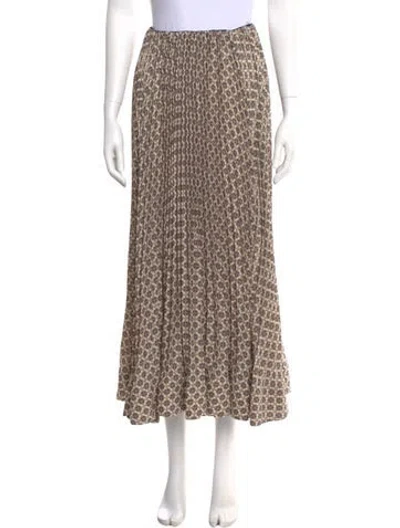 Pre-owned Rachel Comey Printed Midi Length Skirt W/ Tags In Black