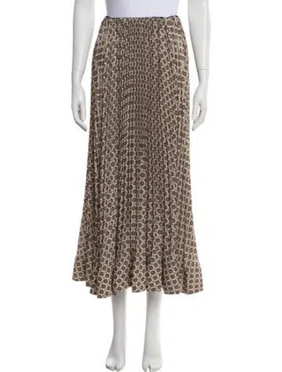Pre-owned Rachel Comey Printed Midi Length Skirt W/ Tags In Black