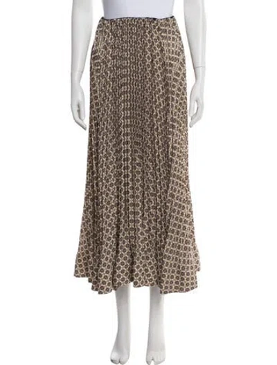 Pre-owned Rachel Comey Printed Midi Length Skirt W/ Tags In Black