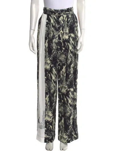 Pre-owned Rachel Comey Printed Wide Leg Pants W/ Tags In Black