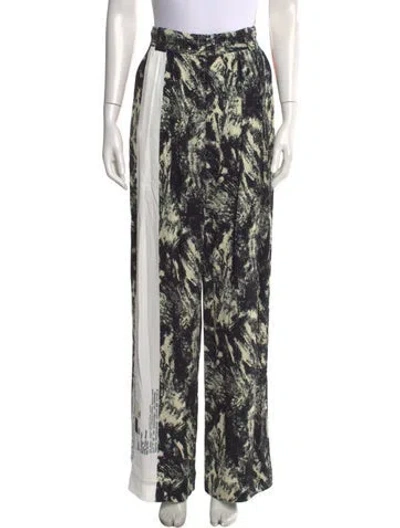 Pre-owned Rachel Comey Printed Wide Leg Pants W/ Tags In Black