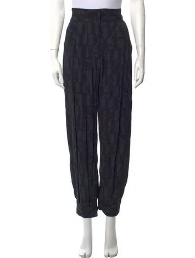 Pre-owned Rachel Comey Printed Wide Leg Pants W/ Tags In Black