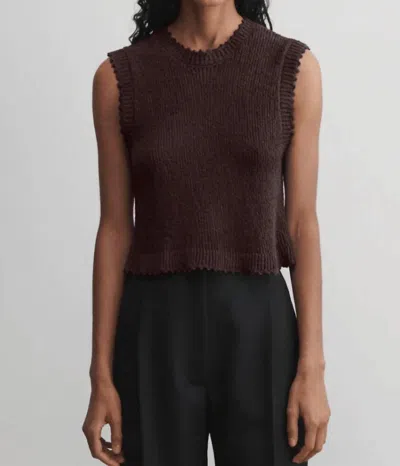 Rachel Comey Relent Top In Chocolate In Brown