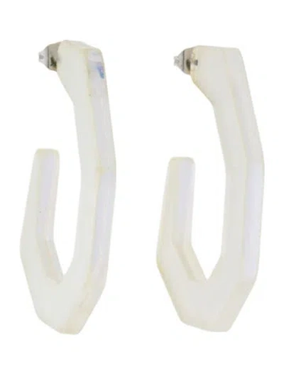 Pre-owned Rachel Comey Resin Hoop Earrings