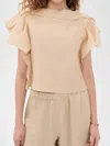Rachel Comey Rivera Top In Light Peach In Neutral