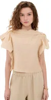 Rachel Comey Rivera Top Light Peach In Light Peach